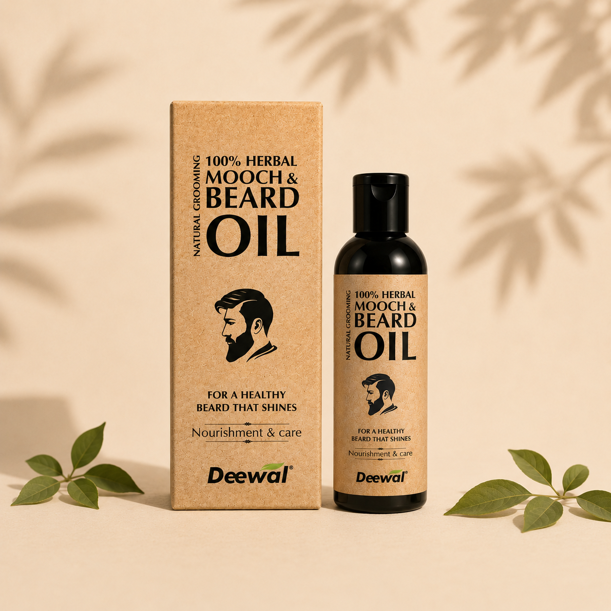 Deewal Mooch & Beard Oil (Cold Pressed) 50ml