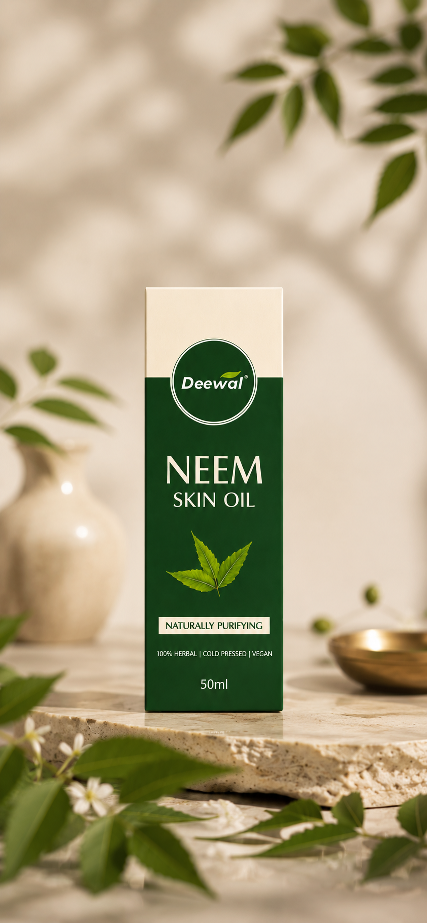 Deewal Neem Skin Oil (100% Herbal) 50ml