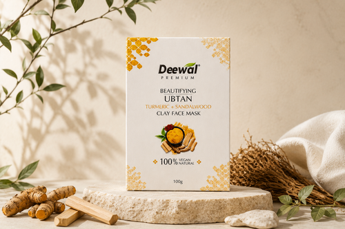 Deewal Beautifying Ubtan Clay Face Mask (100% Natural) 100g