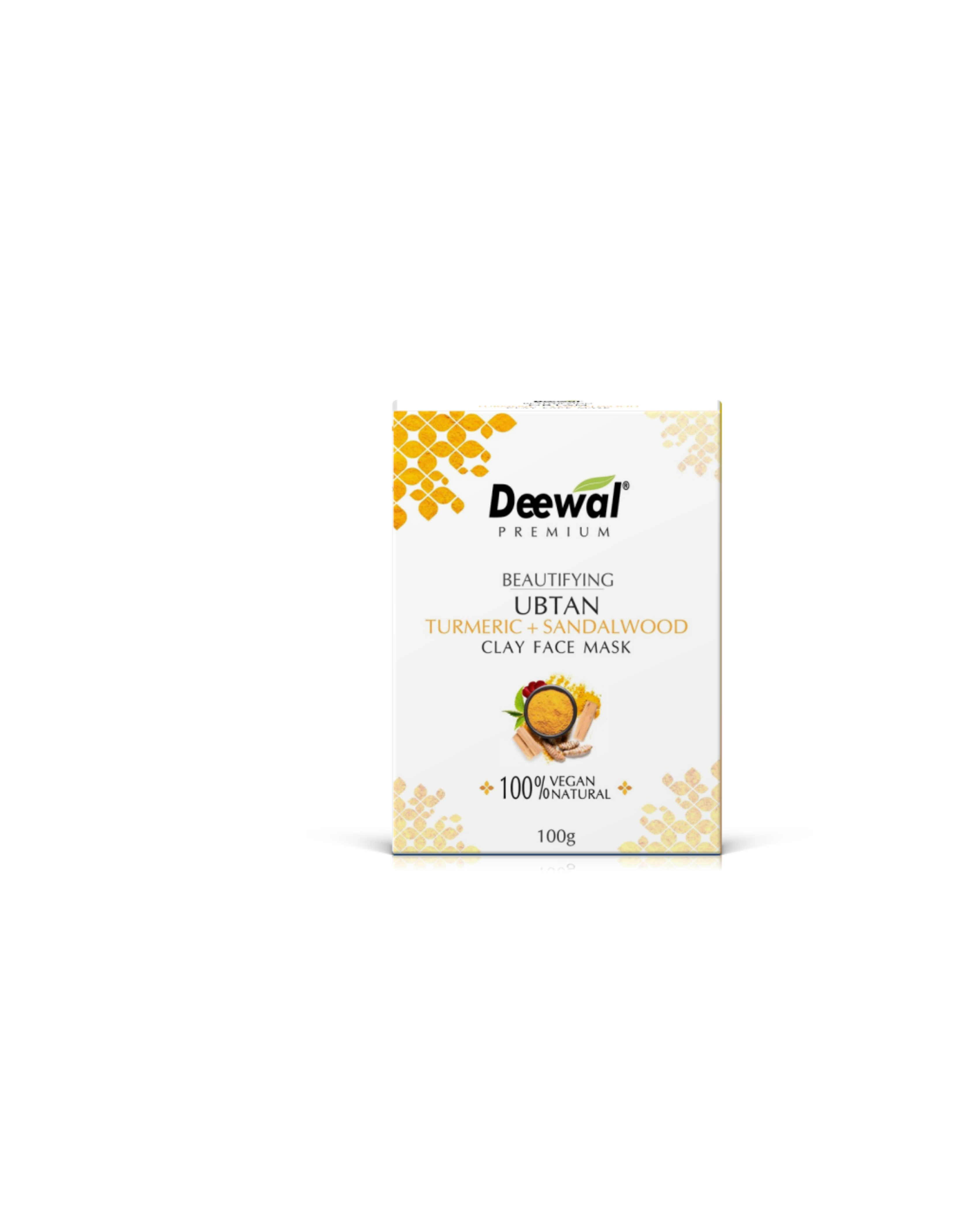 Deewal Beautifying Ubtan Clay Face Mask (100% Natural) 100g