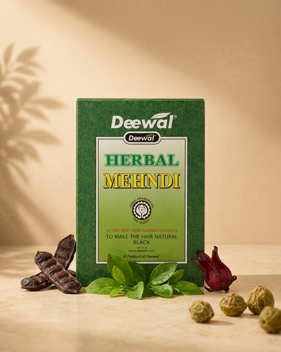 Deewal Herbal Mehndi (Natural Black) 80g
