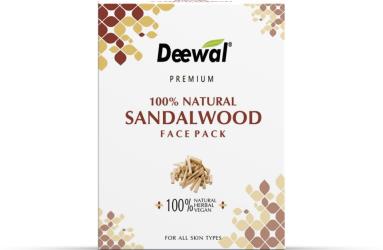 Sandalwood Face Clay Mask/Pack 100% Natural- Deewal Healthcare Pvt. LTD