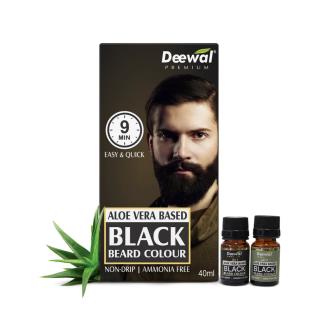 Aloevera Based Beard Gel Colour (Black)- Deewal Healthcare Pvt. LTD